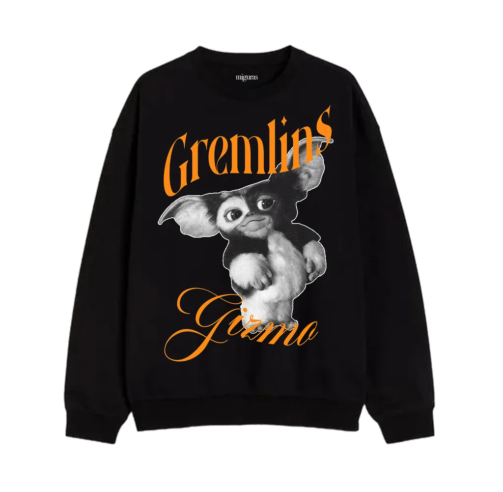 Gremlins flúor - Polerón/Black