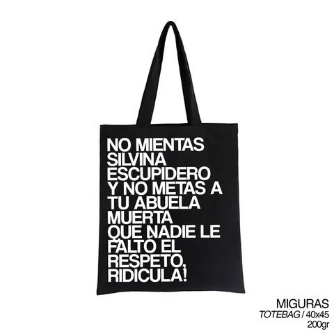 TOTE BAG Classic - Moria Casán / Silvina Escupidero n°2
