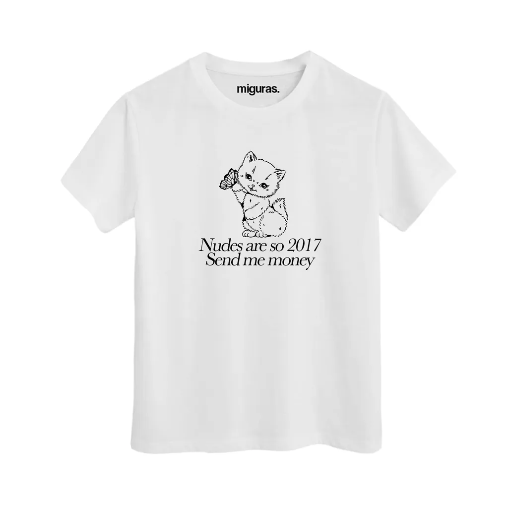 / GATITO send me money - WHITE