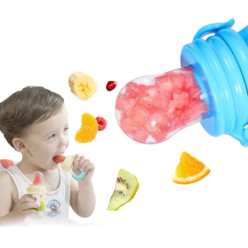 Mumlove Baby Fruit Feeding Set - Teether, Pacifier & Fruit Feeder Combo