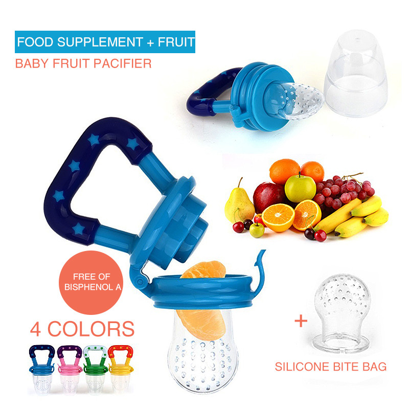 Mumlove Baby Fruit Feeding Set - Teether, Pacifier & Fruit Feeder Combo