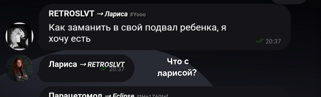 Чит с Ларисой 🤯?