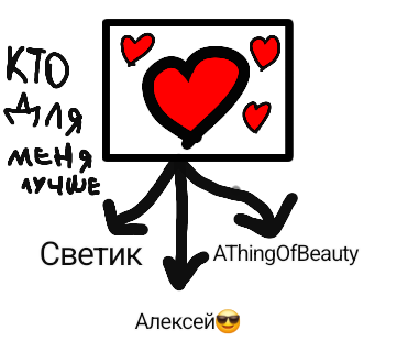 Я отметила так