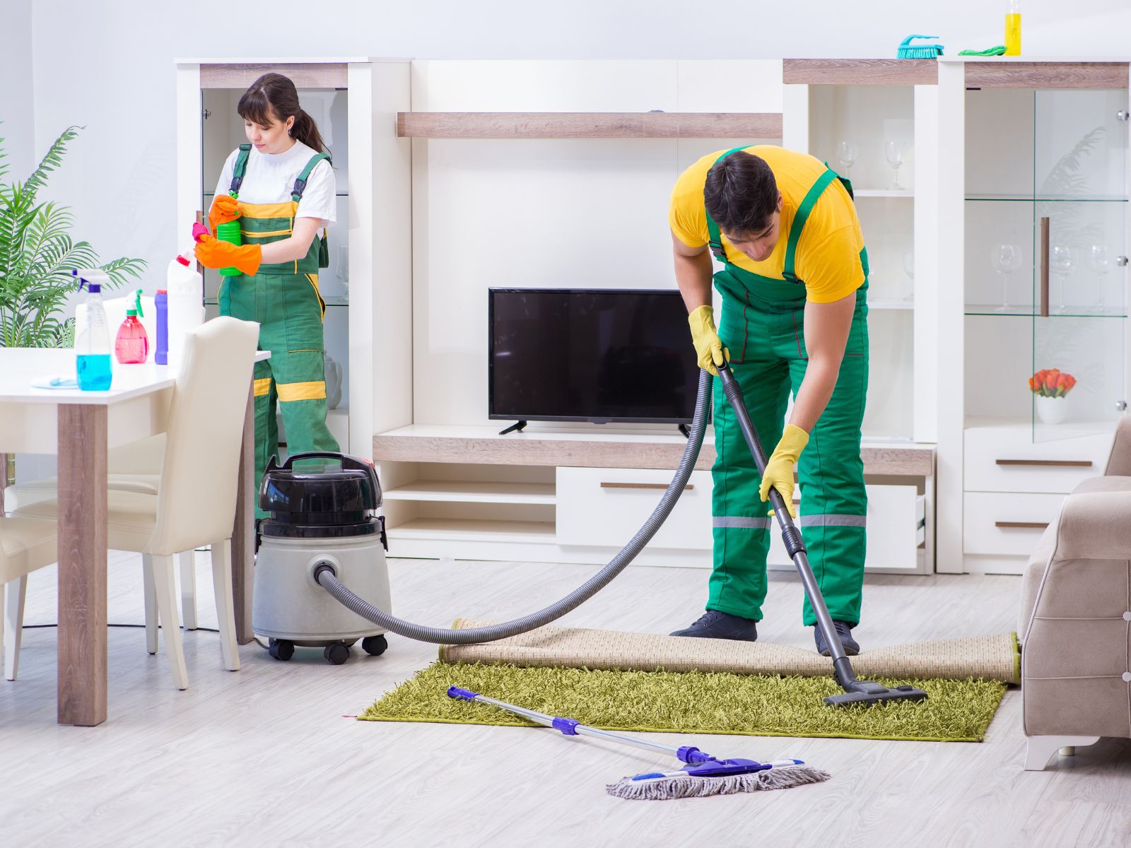 Professional Cleaning Staff with Background Checks and Insurance