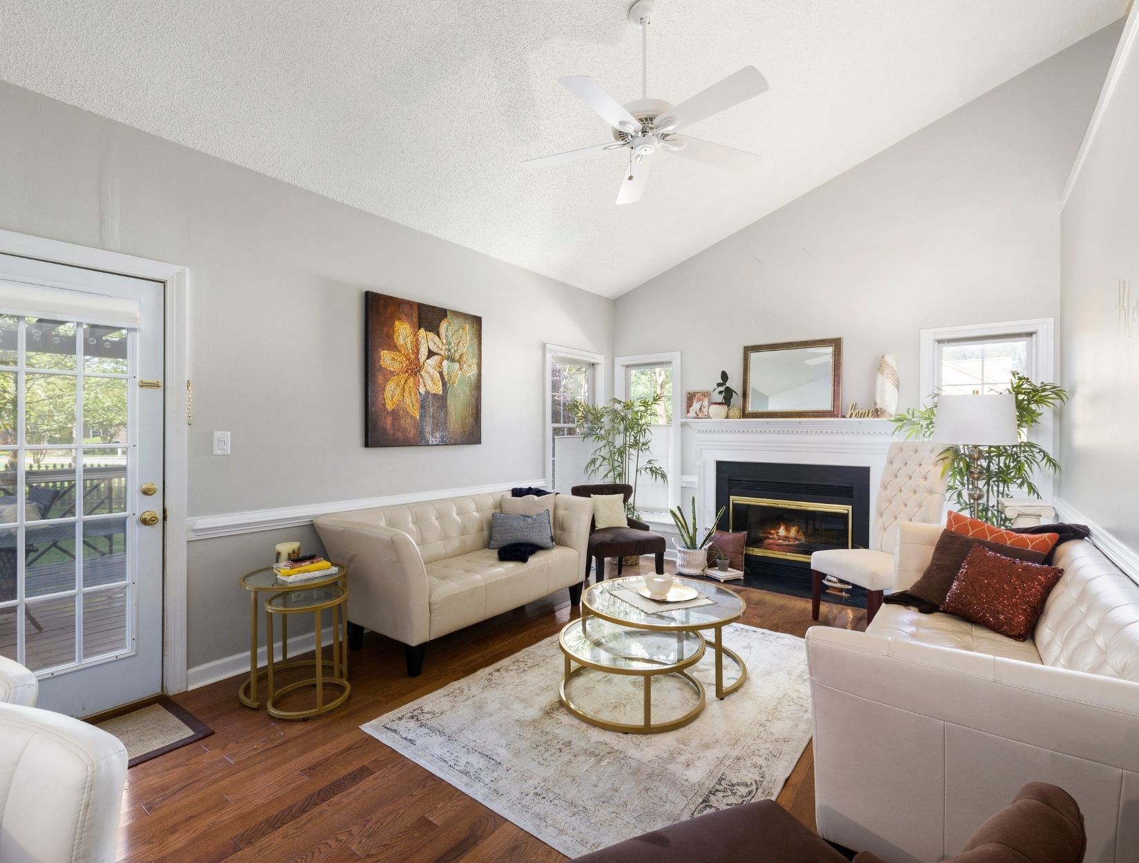 Are floors swept, mopped, and vacuumed?