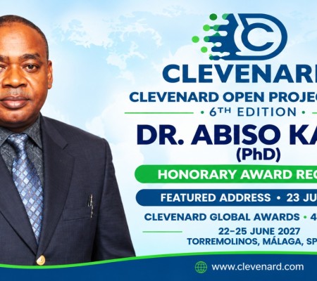 Clevenard to Honour Dr. Abiso Kabir (PhD) with a Prestigious Honorary Award at the 2027 Clevenard Global Awards in Spain