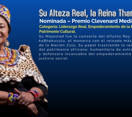 Su Alteza Real, la Reina Thandi KaNdlovu, Honrada con la Nominación al Clevenard Media Award 2025