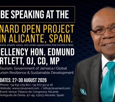 His Excellency Hon. Edmund Bartlett, OJ, CD, MP, to Headline Clevenard Open Project 2026 in Alicante, Spain