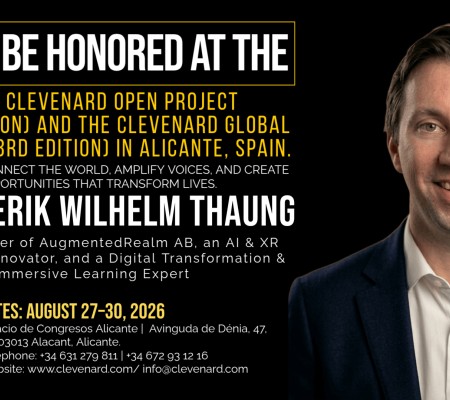 Clevenard to Honour Oscar Erik Wilhelm Thaung at the 2026 Clevenard Open Project & Global Awards in Alicante, Spain