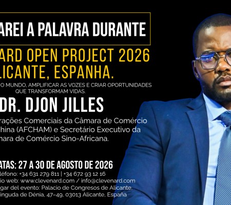 Dr. Djon Jilles será o Destaque do Clevenard Open Project 2026 e Receberá o Prêmio de Liderança Global em Alicante, Espanha