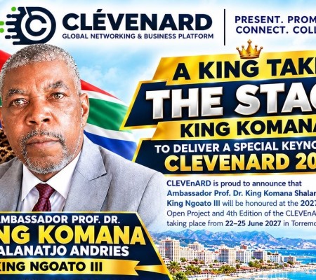 A KING TAKES THE STAGE: KING KOMANA TO DELIVER A SPECIAL KEYNOTE AT CLEVEnARD 2027