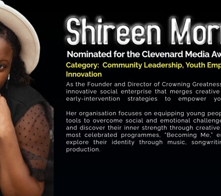 Shireen Morrison Nominated for the Clevenard Media Award 2025