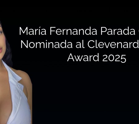 María Fernanda Parada Gómez Nominada al Clevenard Media Award 2025