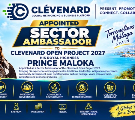 CLEVEnARD APPOINTS HRH PRINCE MALOKA AS SECTOR AMBASSADOR OF THE CLEVEnARD OPEN PROJECT 2027