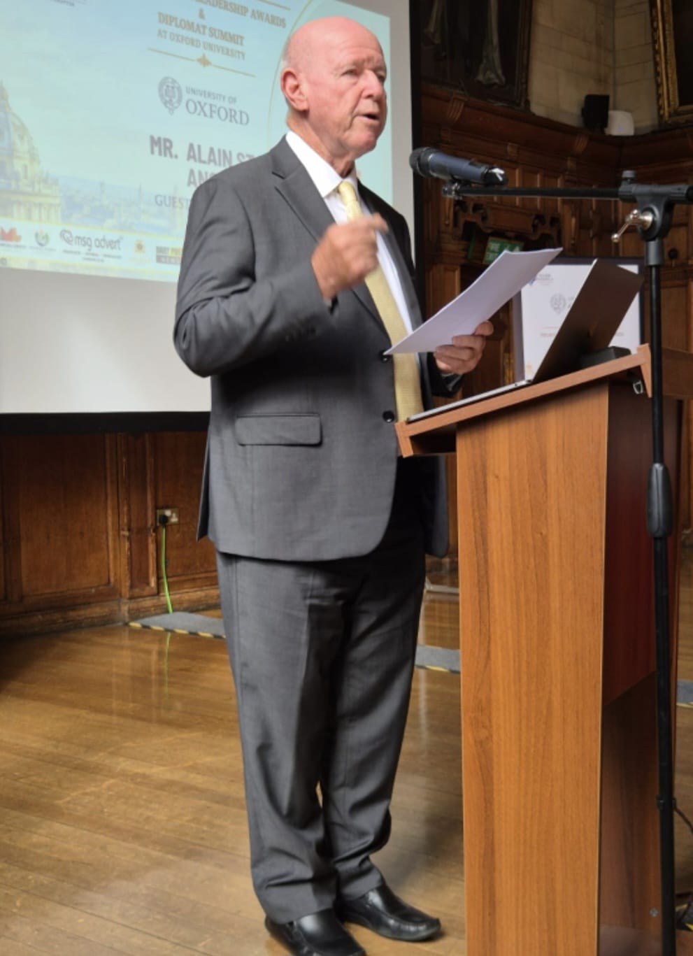 Tourism Is “Diplomacy Without a Negotiating Table,” St.Ange Tells Oxford Summit