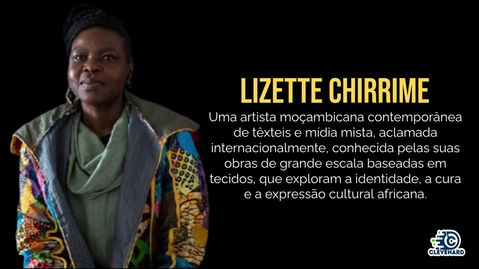 A Clevenard irá homenagear Lizette Chirrime no Clevenard Open Project & Global Awards 2026, em Alicante, Espanha.