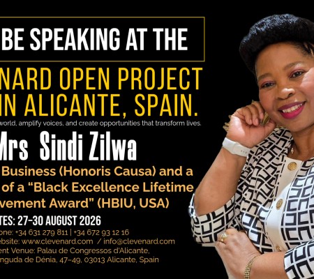 Clevenard to Honour Mrs Sindi Zilwa at the 2026 Clevenard Global Awards – 3rd Edition in Alicante, Spain