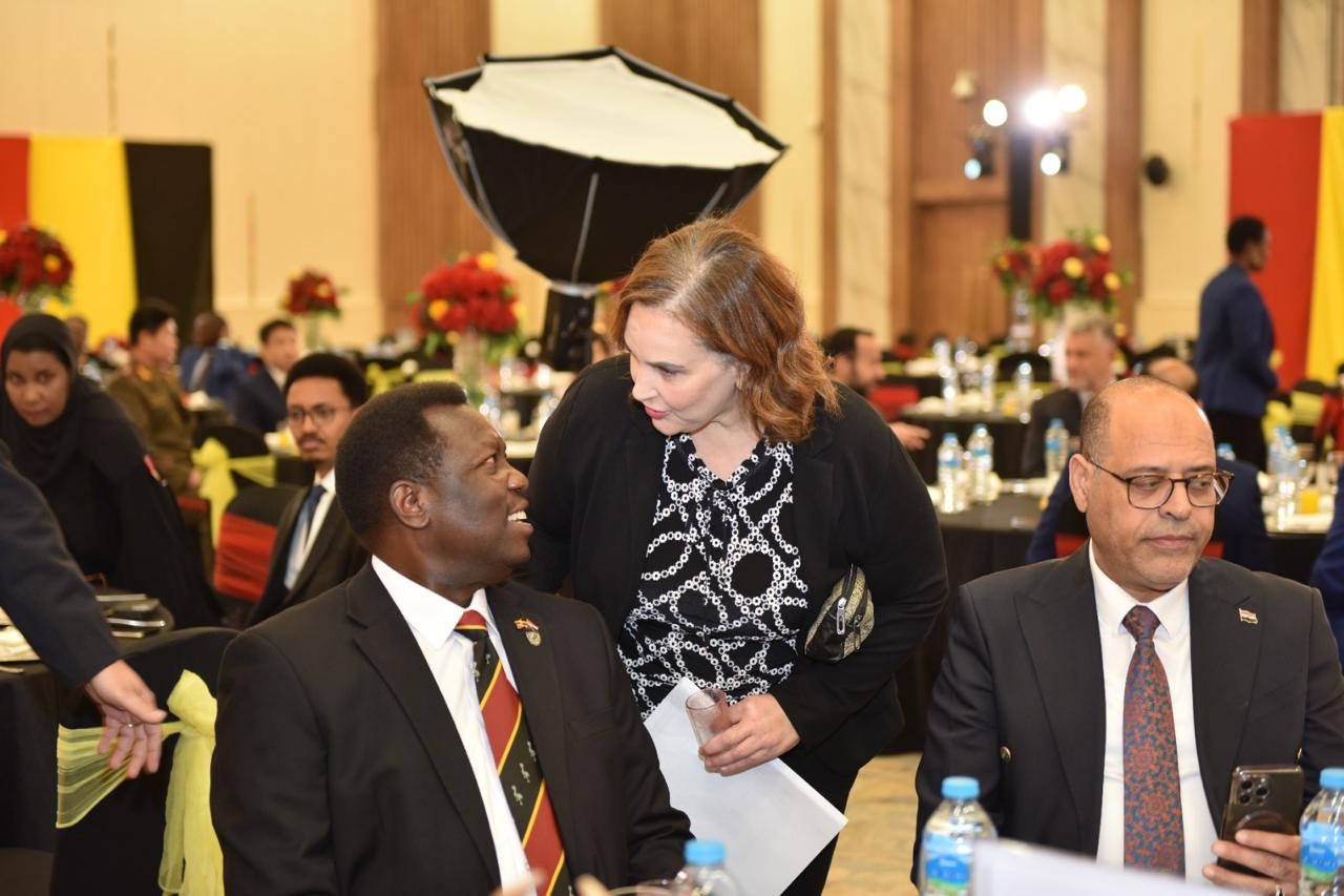 AITEC World Representative Co-Anchors Uganda’s 63rd Independence Celebration in Cairo
