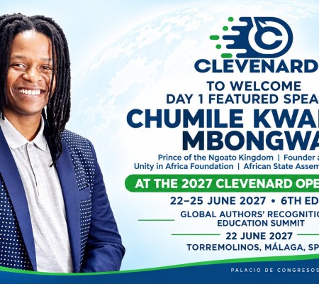 CLEVEnard TO FEATURE CHUMILE KWANELE MBONGWA AT THE 2027 CLEVEnard OPEN PROJECT AND 4TH EDITION OF THE CLEVEnard GLOBAL AWARDS IN TORREMOLINOS, MÁLAGA, SPAIN