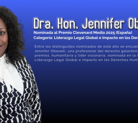 Dra. Hon. Jennifer Obaseki nominada al Clevenard Media Award 2025