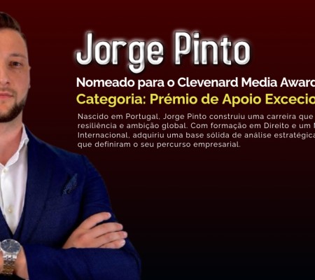 Jorge Pinto Nomeado para o Clevenard Media Award 2025 em Palma de Maiorca, Espanha