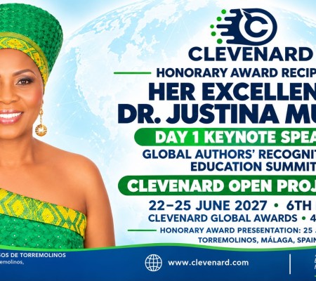 Clevenard to Honour Her Excellency Dr. Justina Mutale with Prestigious Honorary Award at the 2027 Clevenard Open Project in Spain