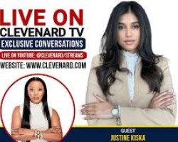Justine Kiska, Live Interview On Clevenard TV