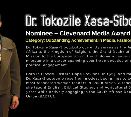 Dr. Tokozile Xasa-Sibotoboto Honored with Nomination for the Clevenard Media Award 2025