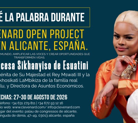 Su Alteza Real la Princesa Sikhanyiso de Esuatini encabezará la Cumbre de la Economía Global y la Celebración Global de Turismo y Cine Internacional en el Clevenard Open Project 2026