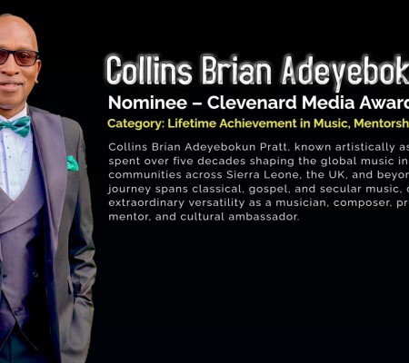 Collins Brian Adeyebokun Pratt Nominated for the Clevenard Media Award 2025
