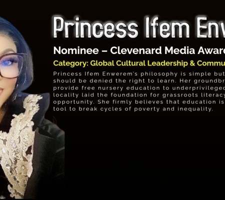 Princess Ifem Enwerem Nominated for the Clevenard Media Award 2025