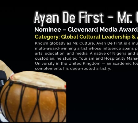 Ayan De First – Mr. Culture Nominated for the Clevenard Media Award 2025 in Palma de Mallorca, Spain