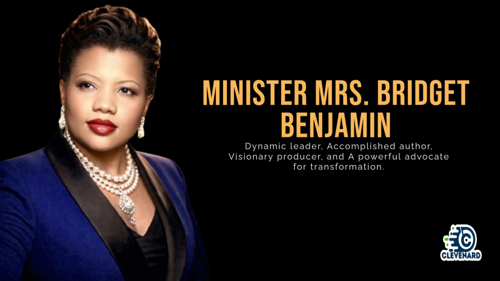 Clevenard to Honour Minister Mrs. Bridget Benjamin at the 2026 Clevenard Open Project – 5th Edition & Clevenard Global Awards – 3rd Edition, Alicante, Spain