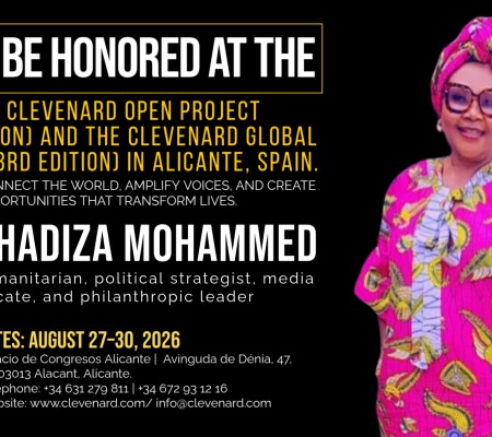 Clevenard to Honour Hajia Hadiza Mohammed at the 2026 Clevenard Open Project & Global Awards in Alicante, Spain