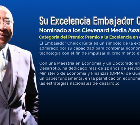 Su Excelencia el Embajador Cheick Keita nominado al Clevenard Media Award 2025