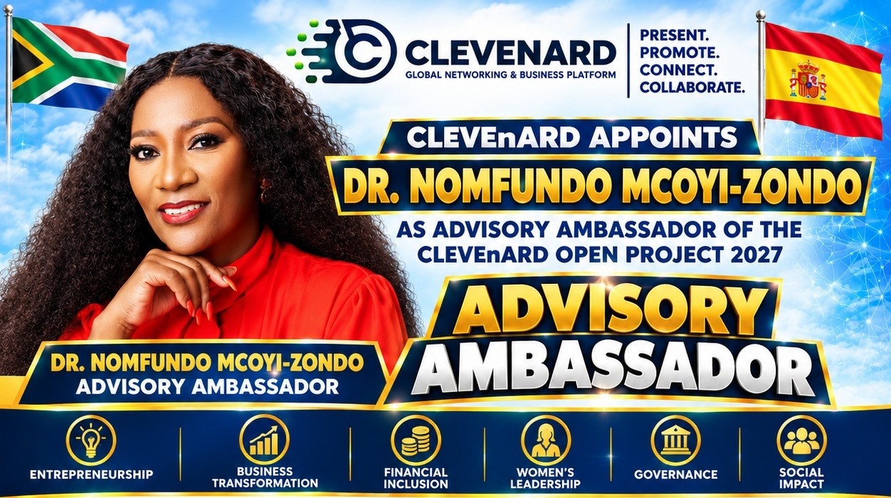 CLEVEnARD APPOINTS DR. NOMFUNDO MCOYI-ZONDO AS ADVISORY AMBASSADOR OF THE CLEVEnARD OPEN PROJECT 2027