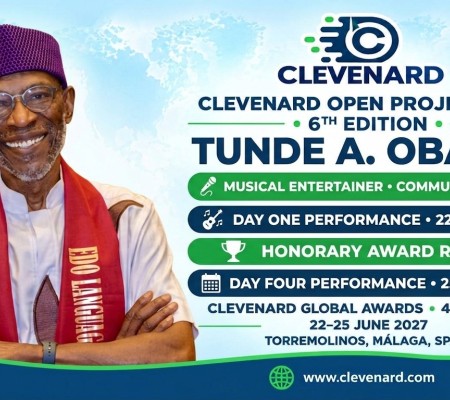 Clevenard to Honour Tunde A. Obazee at the 2027 Clevenard Open Project in Spain — Featuring Live Musical Performances