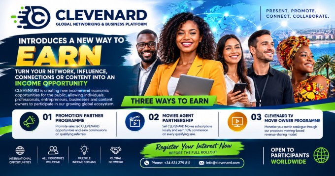 CLEVEnARD INTRODUCES A NEW WAY TO EARN: TURN YOUR NETWORK, INFLUENCE AND CONNECTIONS INTO AN INCOME OPPORTUNITY