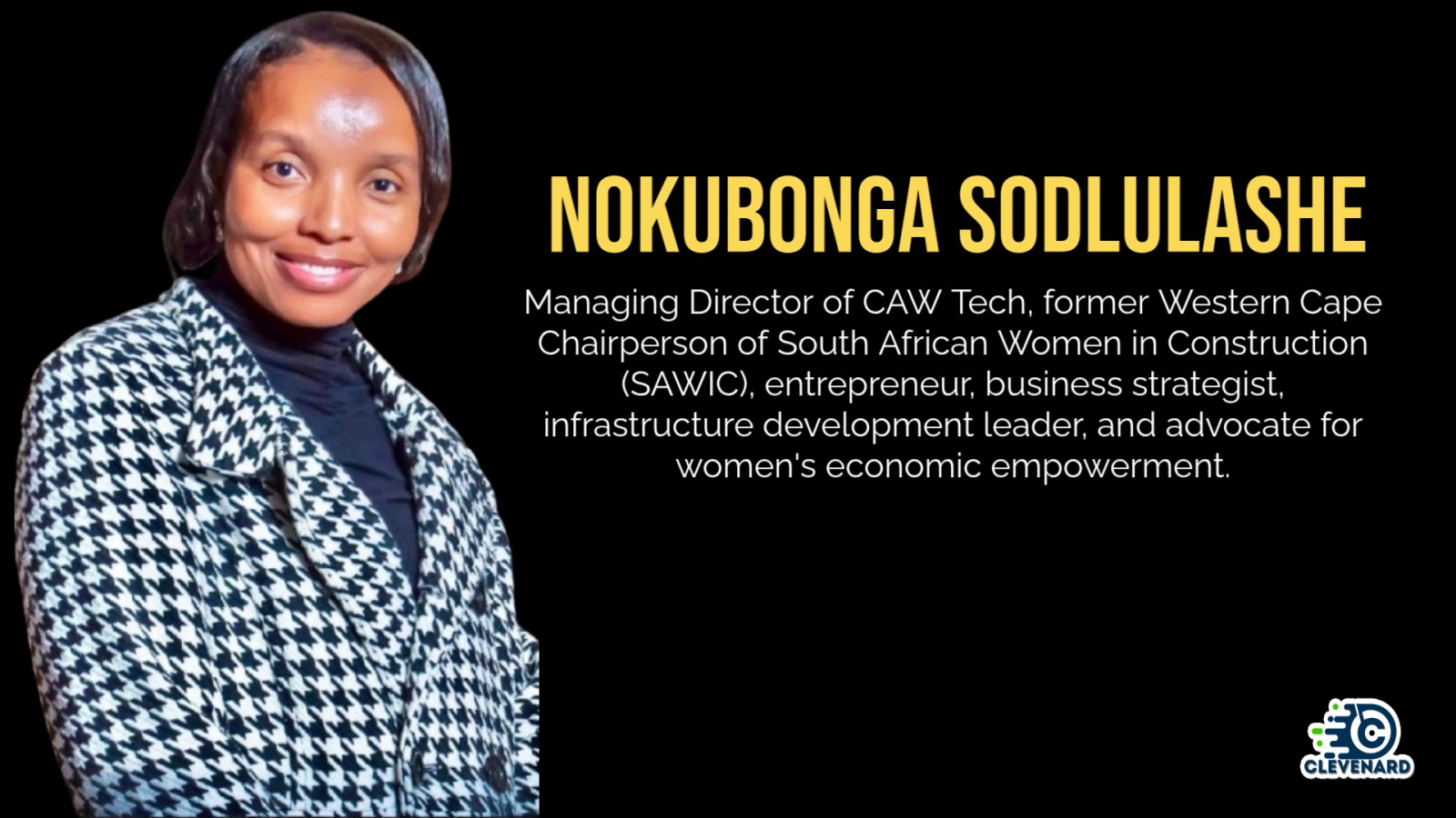 Clevenard to Honour Nokubonga Sodlulashe at the 2026 Clevenard Open Project 5th Edition and Clevenard Global Awards – 3rd Edition in Alicante, Spain