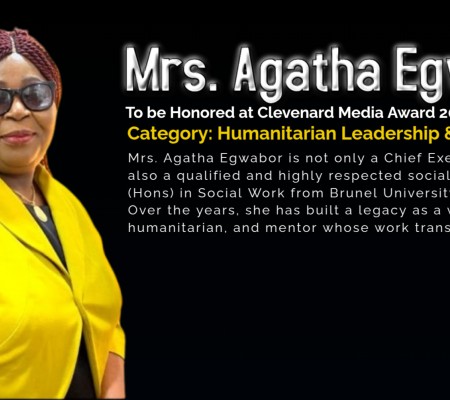 Asaba to Host Prestigious Clevenard Media Award 2025 – Honouring Mrs. Agatha Egwabor for Humanitarian Leadership & Social Impact