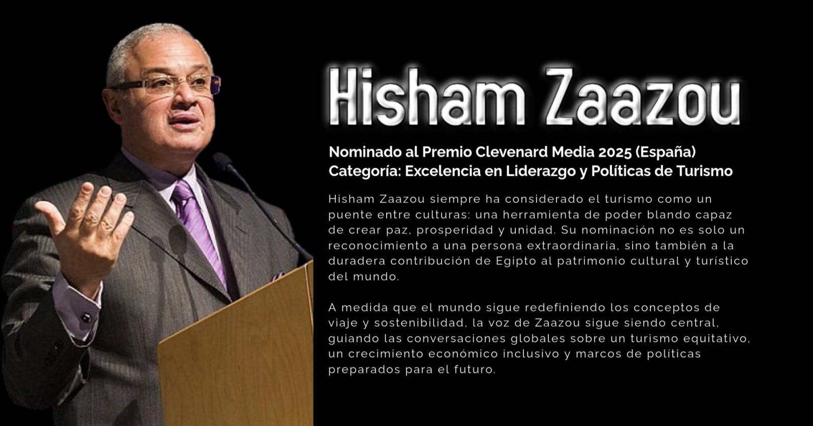 Hisham Zaazou Nominado al Clevenard Media Award 2025