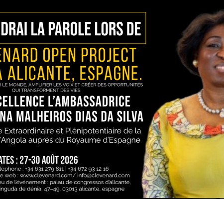 Son Excellence l’Ambassadrice Dr Balbina Malheiros Dias da Silva en tête d’affiche du Clevenard Open Project 2026 à Alicante, Espagne