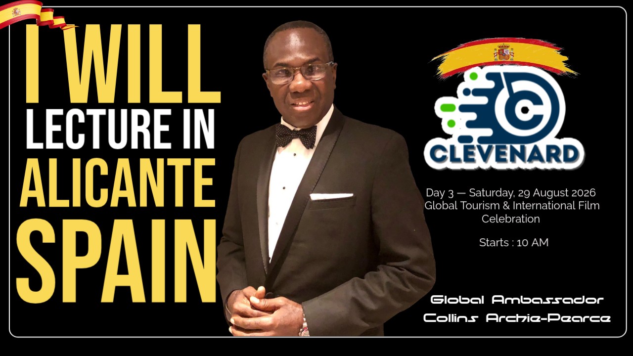 Global Ambassador Collins Archie-Pearce to Headline the Global Tourism & International Film Celebration 2026 with a Landmark Lecture on Africa’s Demographic Power and the Impact of Film on Tourism