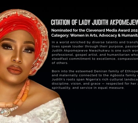 CITATION OF LADY JUDITH AKPOMEJEWVE NWACHUKWU