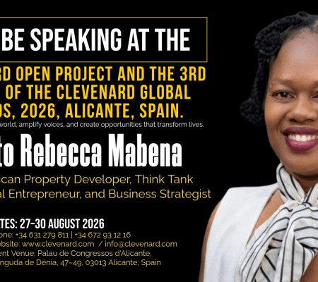 Clevenard to Honour South African Property Developer Lerato Rebecca Mabena at the Clevenard Open Project 2026 and Clevenard Global Awards in Alicante, Spain