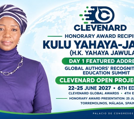 Clevenard to Honour Kulu Yahaya-Jawula with a Prestigious Honorary Award at the 2027 Clevenard Open Project in Spain