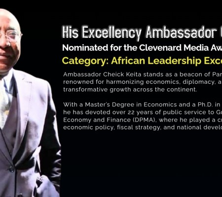His Excellency Ambassador Cheick Keita Nominated for the Clevenard Media Award 2025