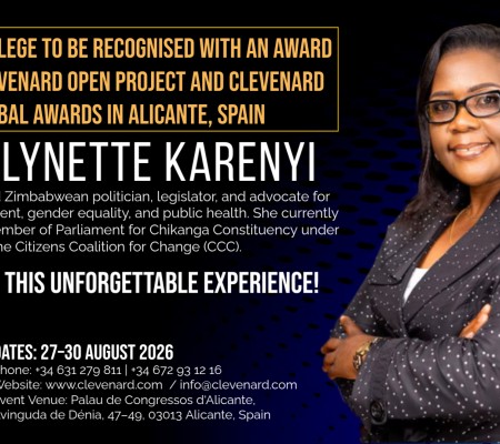 Clevenard to Honour Hon. Lynette Karenyi at the 2026 Clevenard Global Award – 3rd Edition in Alicante, Spain