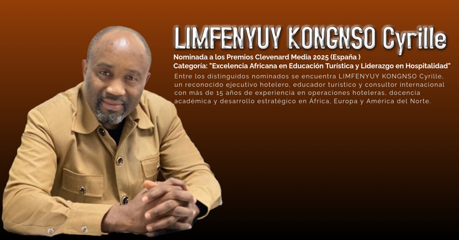 LIMFENYUY KONGNSO Cyrille Nominado al Clevenard Media Award 2025
