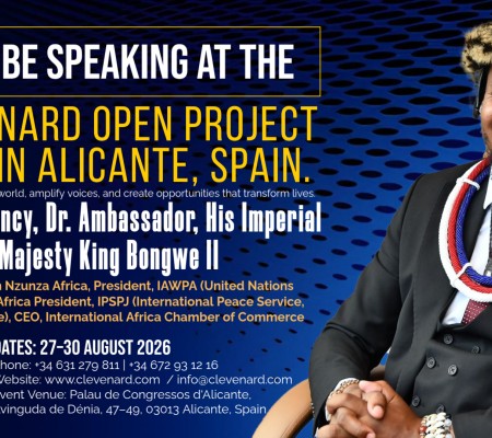 Clevenard to Honour His Excellency, Dr. Ambassador, His Imperial Majesty King Bongwe II at the 2026 Clevenard Global Awards – 3rd Edition in Alicante, Spain